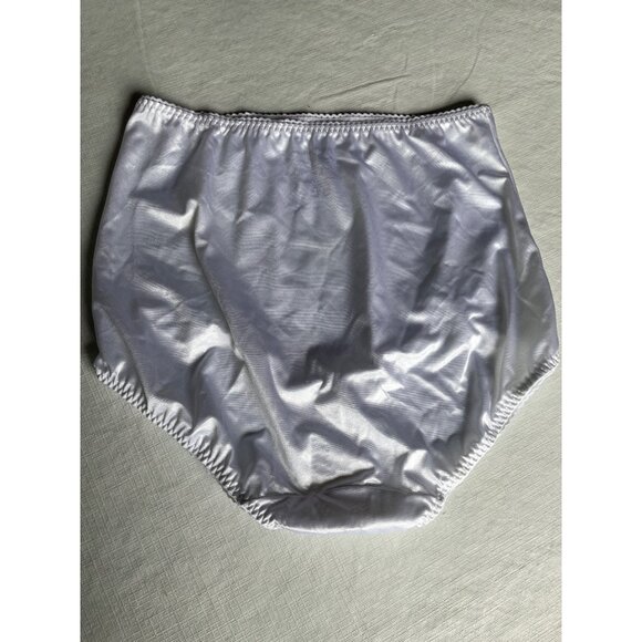 Vanity Fair Womens White Satin Brief Panties Size 7 - Picture 3 of 8